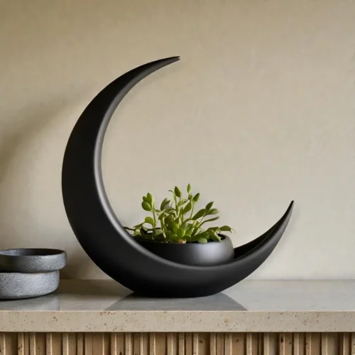 Lunara – Modern Hilal Saksı